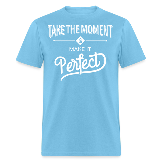 The Moment T-Shirt - aquatic blue